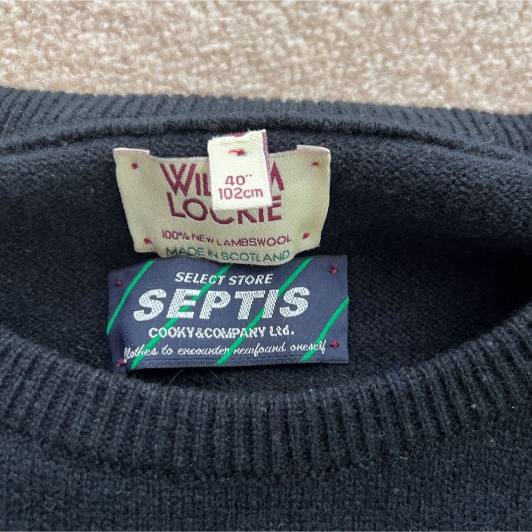 WILLIAM LOCKIE(ウィリアムロッキー)のWILLIAM LOCKIE×SEPTIS CREW NECK SWEATER メンズのトップス(ニット/セーター)の商品写真