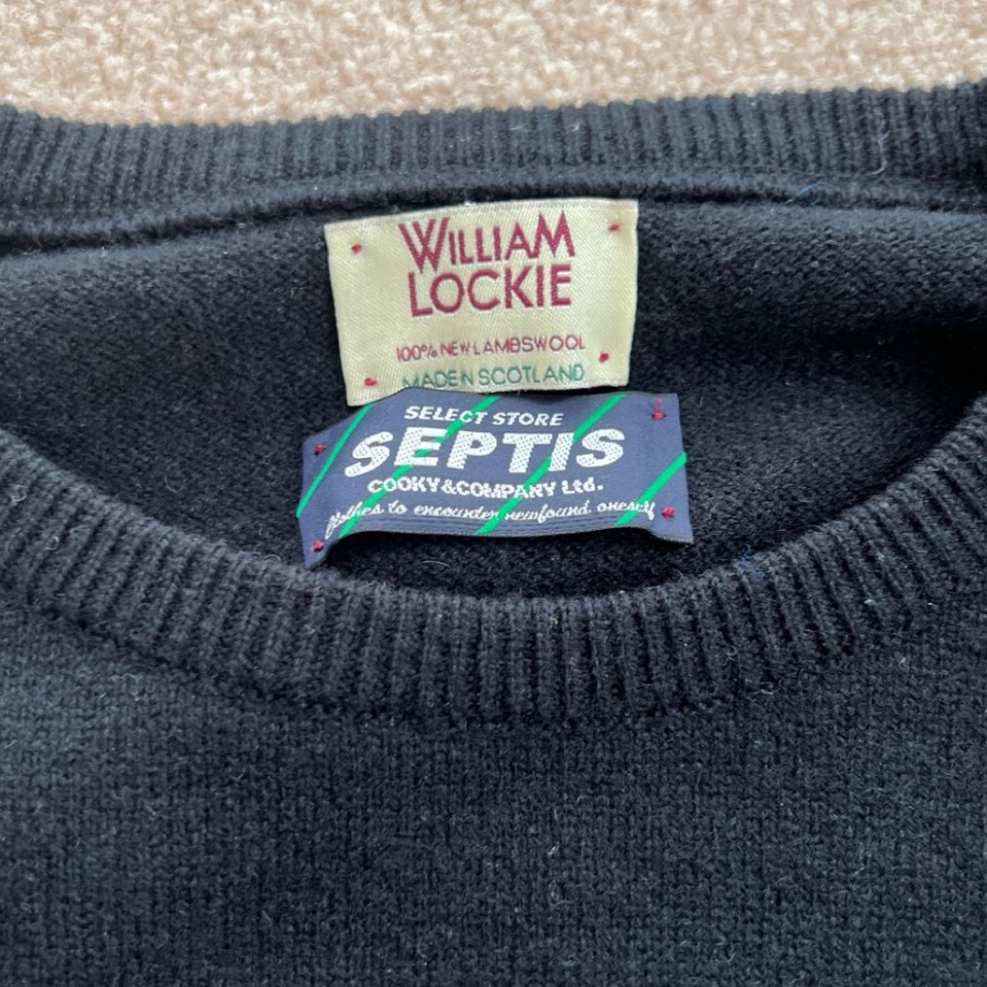 WILLIAM LOCKIE(ウィリアムロッキー)のWILLIAM LOCKIE×SEPTIS CREW NECK SWEATER メンズのトップス(ニット/セーター)の商品写真