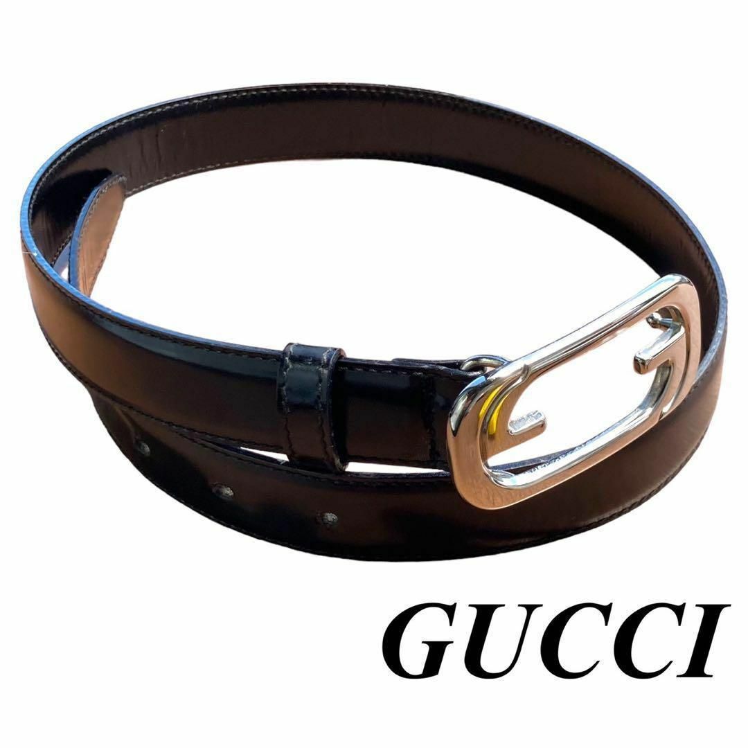 Gucci - 【GUCCI グッチ】インターロッキング シルバー バックル GG