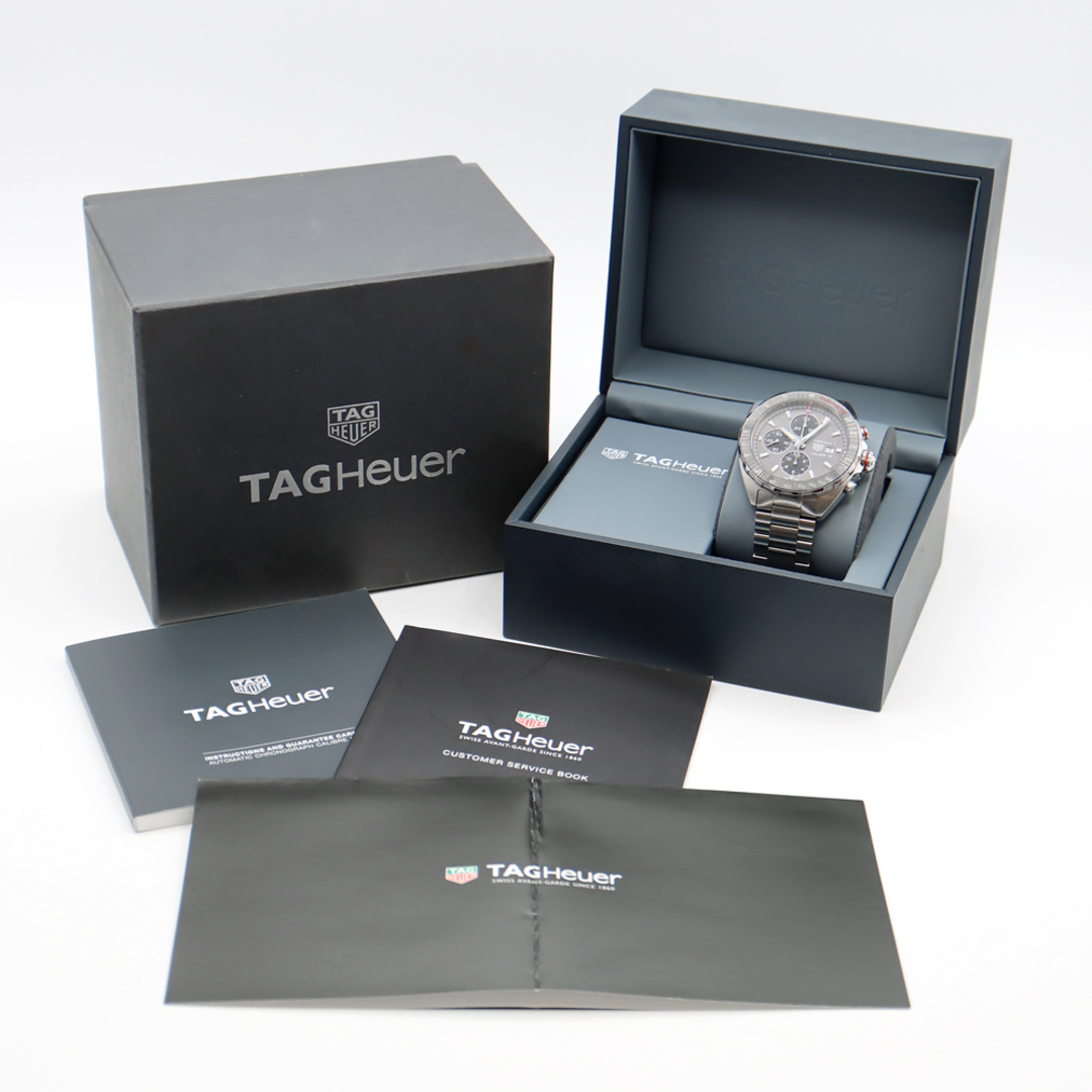 TAG Heuer(タグホイヤー)のTAG Heuer タグホイヤー フォーミュラ1 クロノグラフ キャリバー16 CAZ2012 BA0876 200m防水 デイト グレー SS ステンレス メンズ 自動巻き【6ヶ月保証】【腕時計】【中古】 メンズの時計(腕時計(アナログ))の商品写真