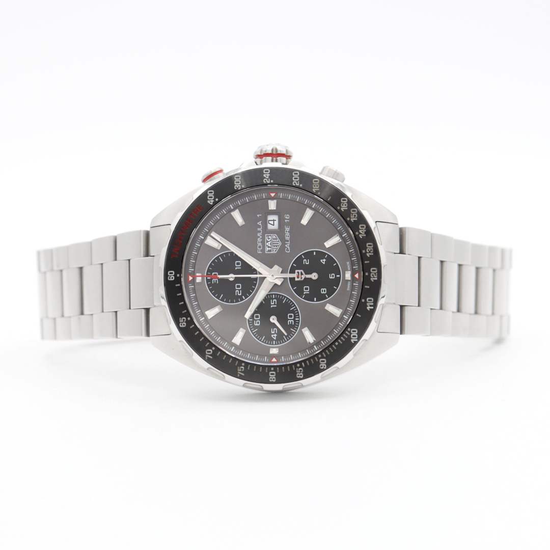 TAG Heuer(タグホイヤー)のTAG Heuer タグホイヤー フォーミュラ1 クロノグラフ キャリバー16 CAZ2012 BA0876 200m防水 デイト グレー SS ステンレス メンズ 自動巻き【6ヶ月保証】【腕時計】【中古】 メンズの時計(腕時計(アナログ))の商品写真