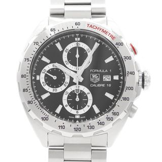 タグホイヤー(TAG Heuer)のTAG Heuer タグホイヤー フォーミュラー1 キャリバー16 クロノグラフ CAZ2010 200m防水 デイト 黒 ブラック SS ステンレス メンズ 自動巻き【6ヶ月保証】【腕時計】【中古】(腕時計(アナログ))