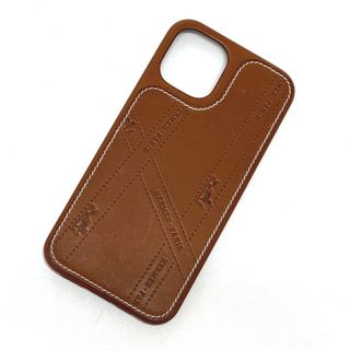 エルメス(Hermes)のエルメス HERMES スマホケース ボルデュック iPhone12/12Pro iPhoneケース レザー Z刻 ブラウン(iPhoneケース)