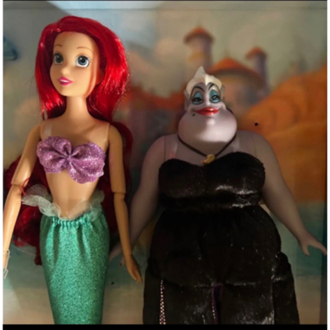 アリエル(アリエル)のディズニープリンセス　アリエル人形　アースラ　エリック王子 エンタメ/ホビーのおもちゃ/ぬいぐるみ(キャラクターグッズ)の商品写真