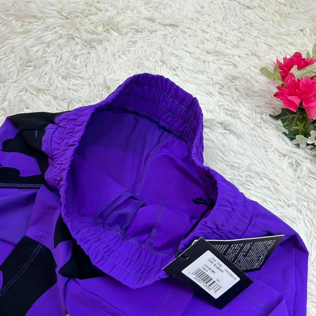 HYDROGEN(ハイドロゲン)のハイドロゲン Sサイズ メンズ ショートパンツ 薄手 紫 新品タグ付き テニス スポーツ/アウトドアのテニス(ウェア)の商品写真