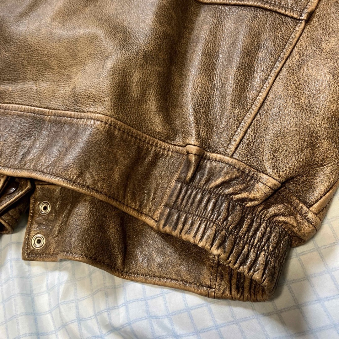 最終価格‼️ 貴重　オリジナル　J.ディーン絵柄　ボンバー革ジャケット