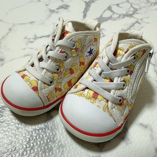 コンバース(CONVERSE)のconverse スニーカー プーさん 13cm(スニーカー)