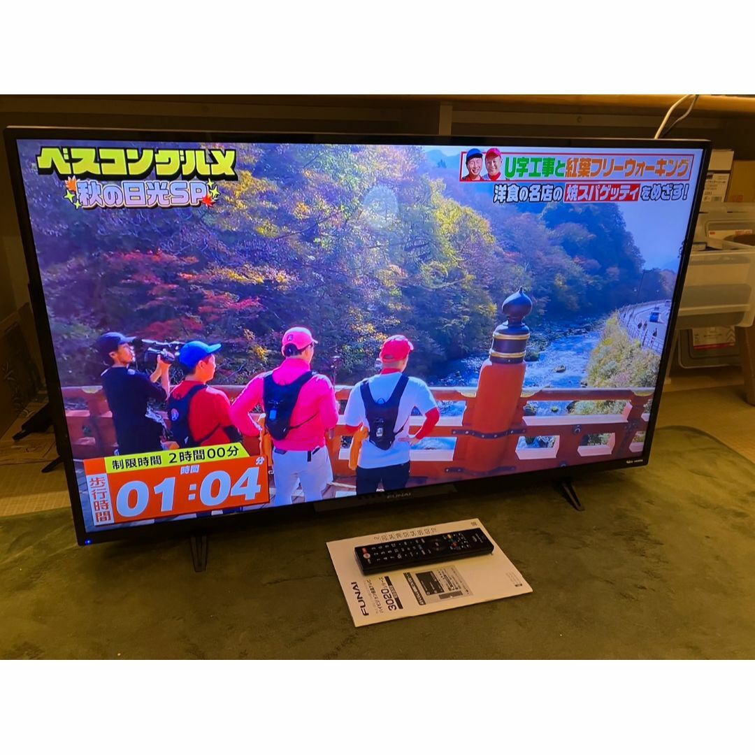 液晶テレビ★FUNAI FL-43U3020 43V型 4K対応