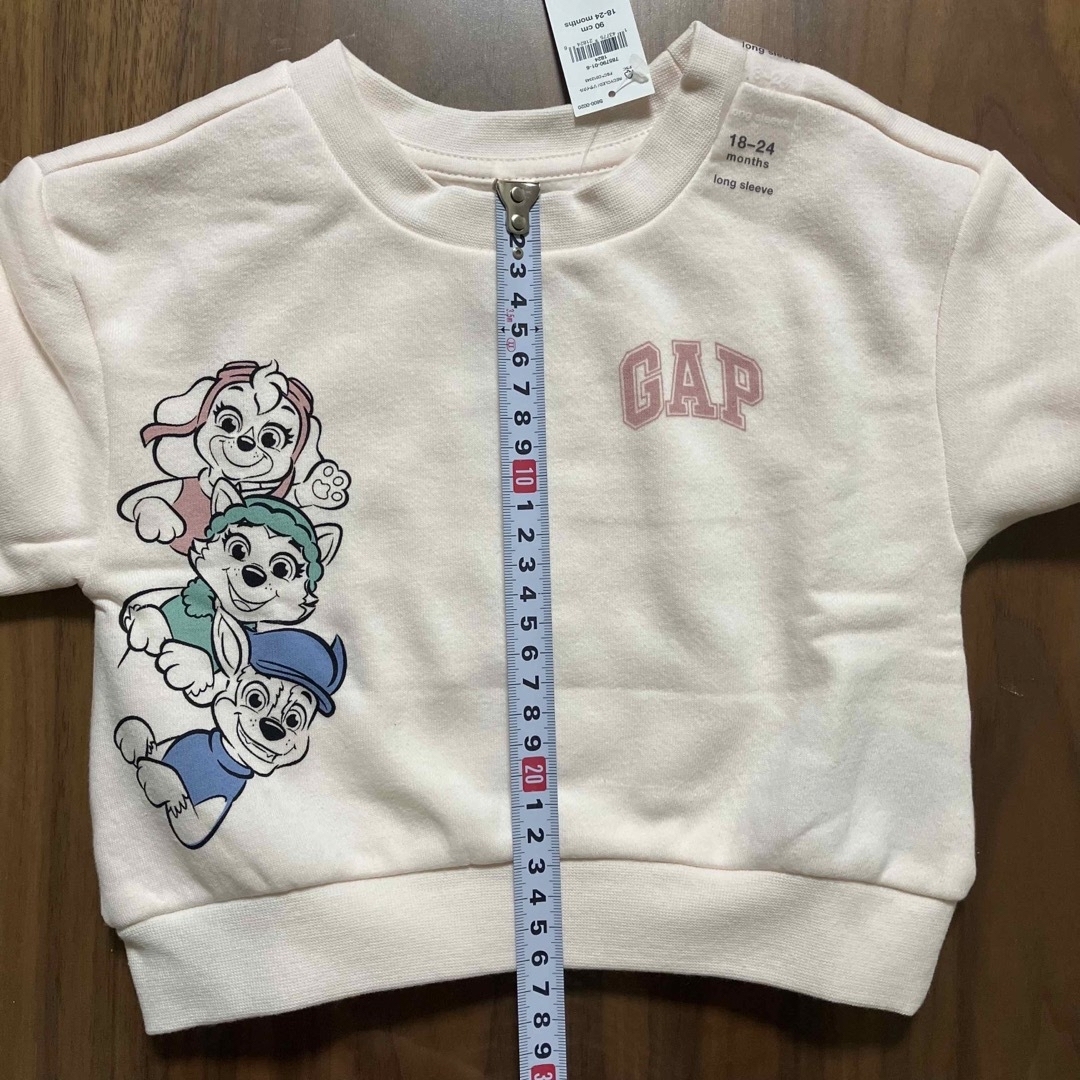 babyGAP(ベビーギャップ)の★新品★baby GAP パウパトロール　トレーナー　90㎝（80cm） キッズ/ベビー/マタニティのベビー服(~85cm)(トレーナー)の商品写真