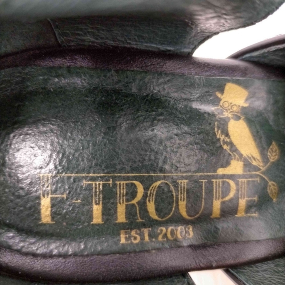 F-TROUPE(エフトゥループ)のF-TROUPE(エフトゥループ) レザー リボン ヒール レディース シューズ レディースの靴/シューズ(ハイヒール/パンプス)の商品写真
