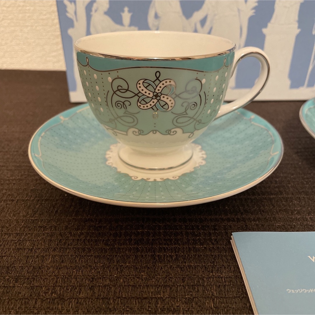 WEDGWOOD - ウェッジウッド プシュケ ピオニー リー カップ&ソーサーの