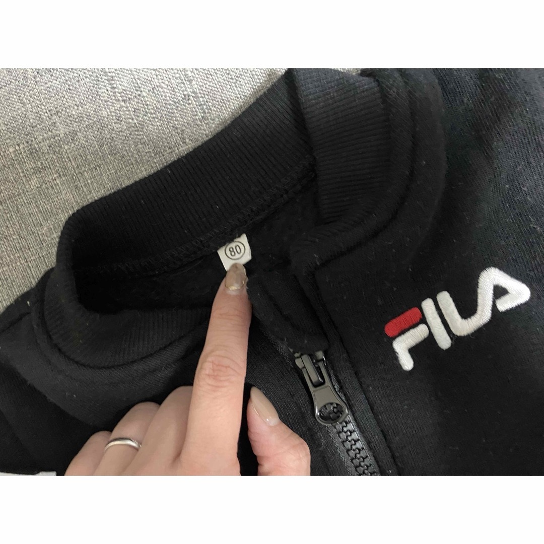 FILA(フィラ)のFILA フィラ　ジャージ　アウター　上着　80 保育園着 キッズ/ベビー/マタニティのベビー服(~85cm)(トレーナー)の商品写真