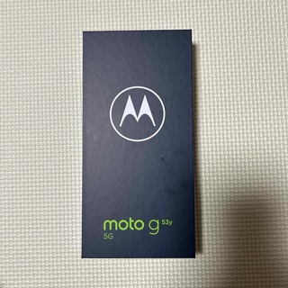 モトローラ(Motorola)の新品　SIMフリー　MOTOROLA moto g53y(スマートフォン本体)
