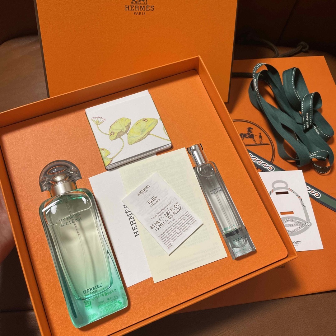 新品未使用 エルメス ギフト セット 香水&石鹸 ナイルの庭 新品未使用 エルメス ギフト セット 香水&石鹸 ナイルの庭