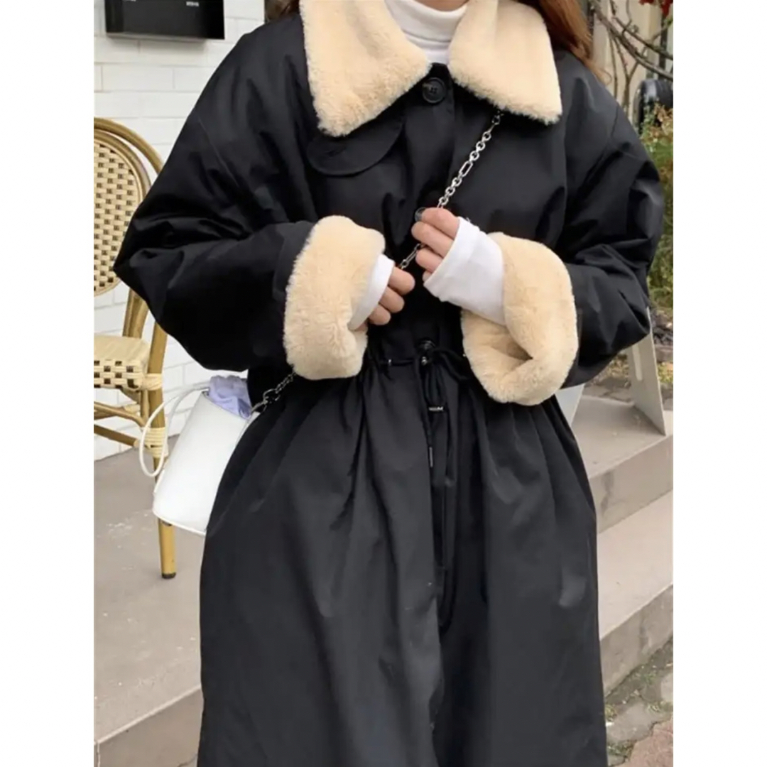 ロングコート　韓国　Aliexpress SHEIN レディースのジャケット/アウター(ロングコート)の商品写真