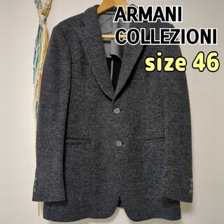 アルマーニ コレツィオーニ(ARMANI COLLEZIONI)のアルマーニコレツォーニ　ジャケット　メンズ　ブラック　シングル　46(テーラードジャケット)