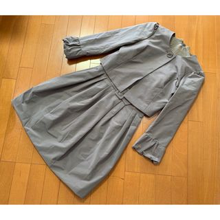 エムズグレイシー(M'S GRACY)の美品☆ エムズグレイシー のタフタジャケット＆タフタバルーンワンピース(セット/コーデ)