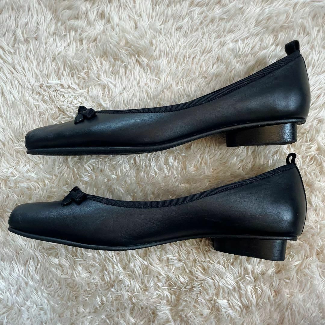 DIANA(ダイアナ)のカッチャン様　ダイアナ　スクエアトゥ　リボンローヒール パンプス　23cm レディースの靴/シューズ(ハイヒール/パンプス)の商品写真