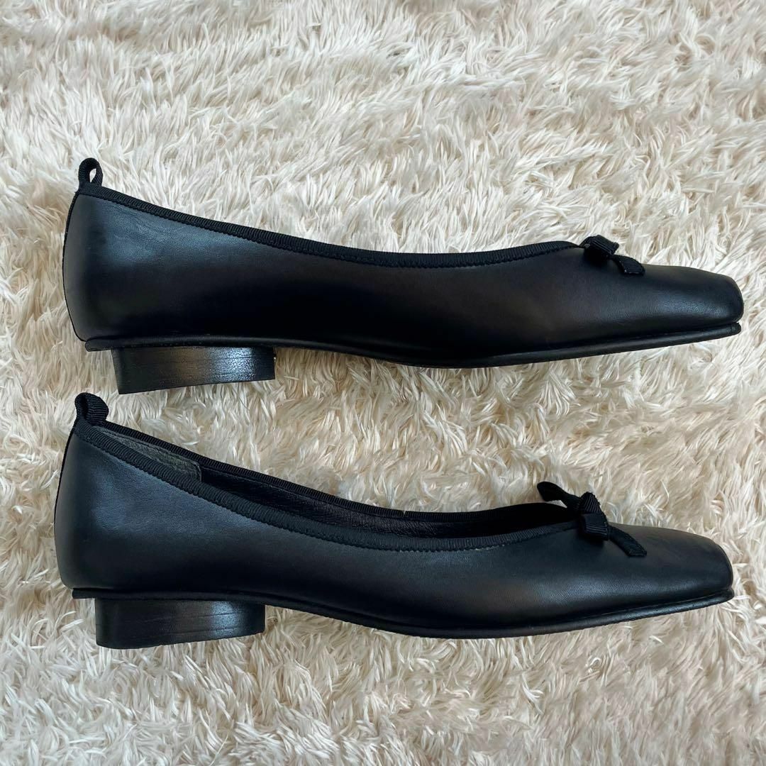 DIANA(ダイアナ)のカッチャン様　ダイアナ　スクエアトゥ　リボンローヒール パンプス　23cm レディースの靴/シューズ(ハイヒール/パンプス)の商品写真