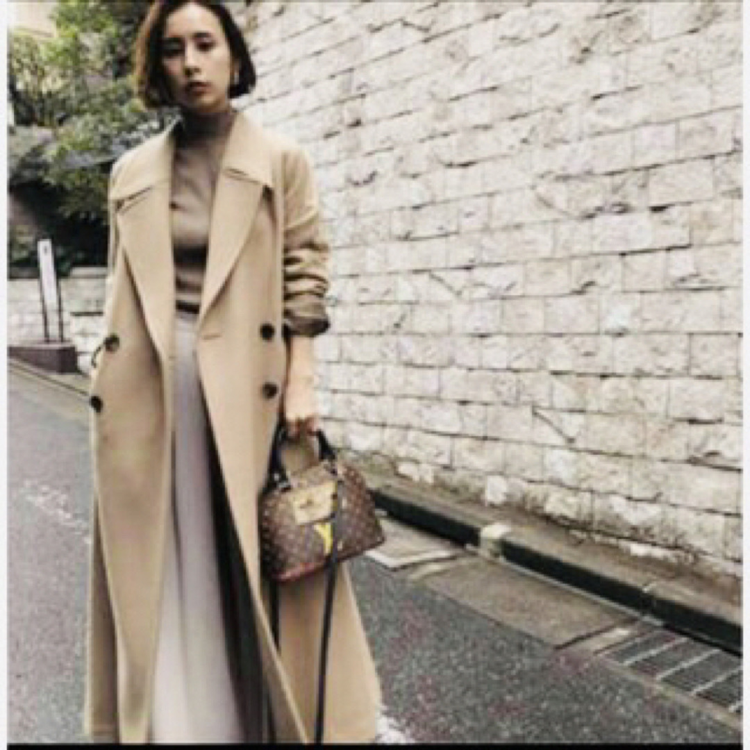 AMERI LITTLE FLARE LONGCOAT リトルフレアロングコート AMERI LITTLE FLARE LONGCOAT リトルフレアロングコート