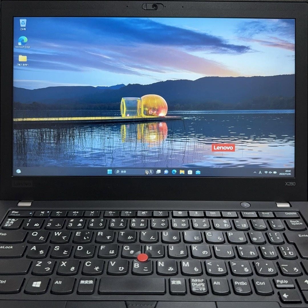 Lenovo(レノボ)の【レノボ 12.5型】ThinkPad X280 Office付 No.0489 スマホ/家電/カメラのPC/タブレット(ノートPC)の商品写真