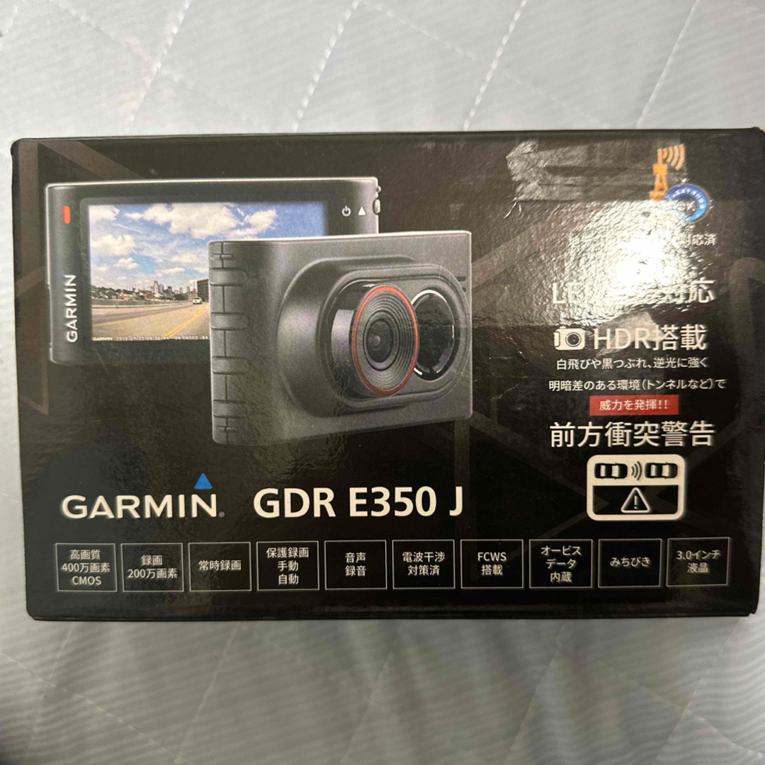 GARMIN(ガーミン)の【未使用品】ドライビングレコーダー　GARMIN E350J 自動車/バイクの自動車(その他)の商品写真