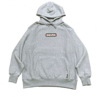 デルタフォーセット(DELTA)のDELTA DECK LOGO HOODIE STRIPE GREY☆(パーカー)