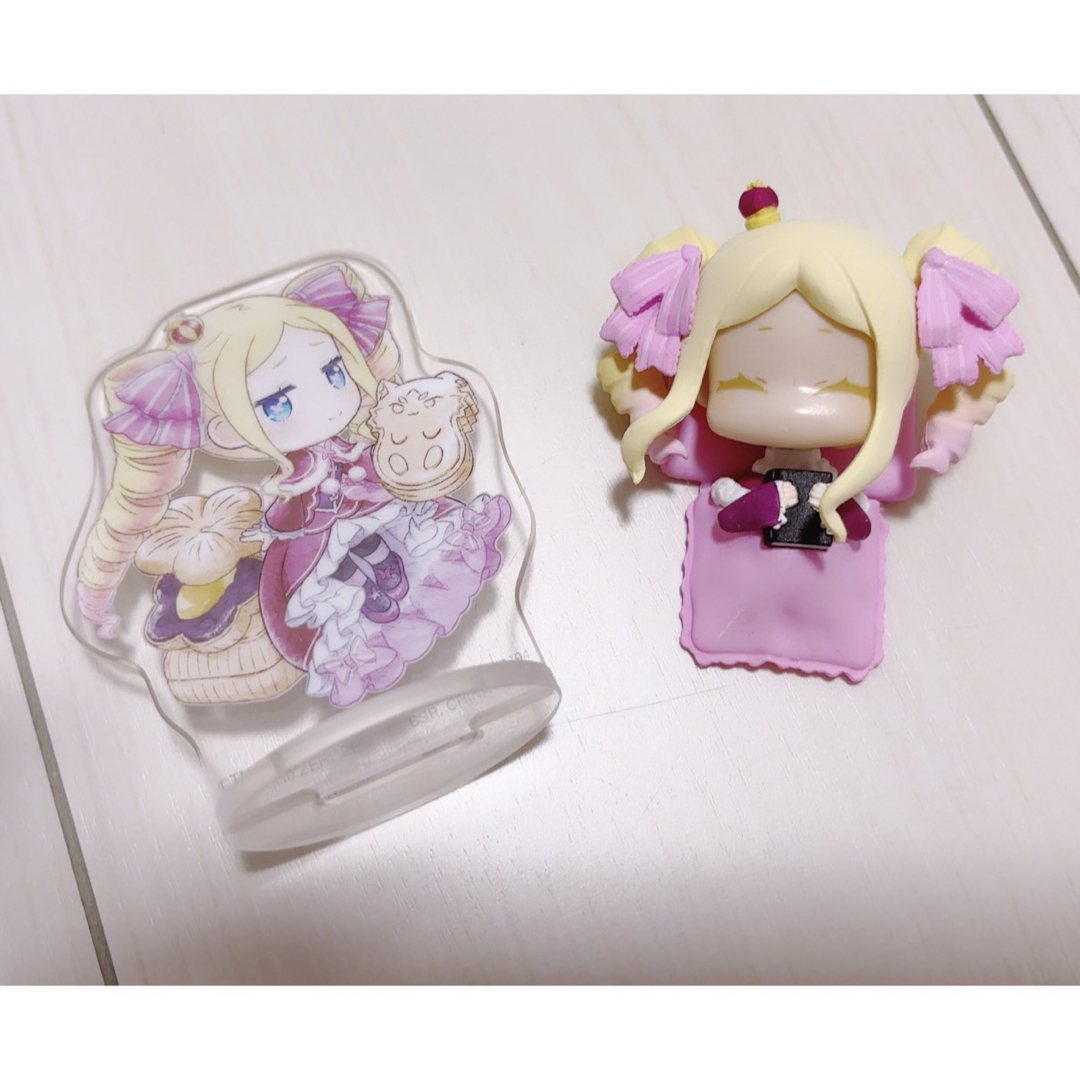 Re:ゼロから始める異世界生活 ベアトリス おねむたん&1番くじアクスタセット エンタメ/ホビーのおもちゃ/ぬいぐるみ(キャラクターグッズ)の商品写真