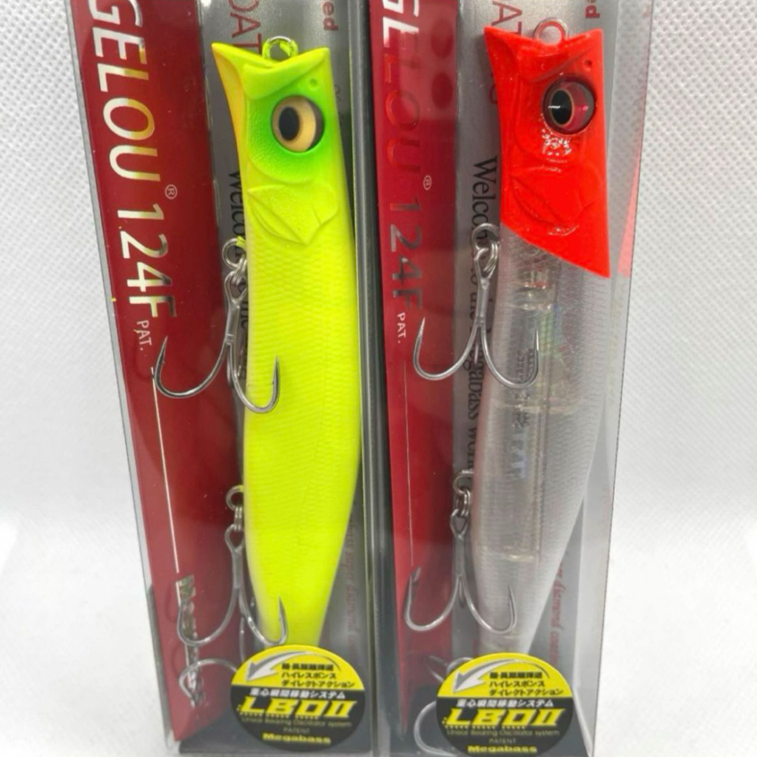 Megabass(メガバス)の★新品未使用★メガバス　カゲロウ124F 人気カラー2個セット　 スポーツ/アウトドアのフィッシング(ルアー用品)の商品写真