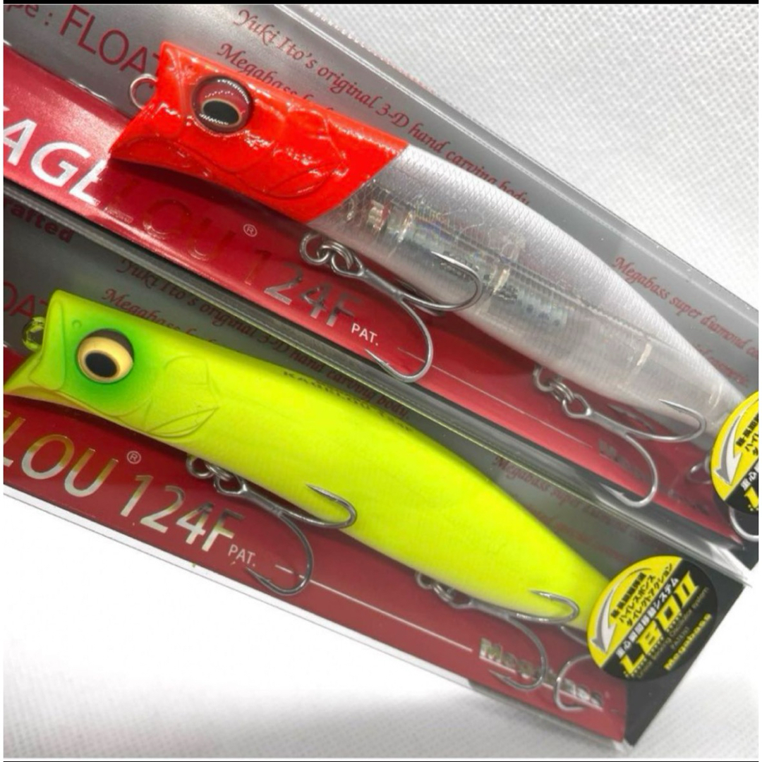 Megabass(メガバス)の★新品未使用★メガバス　カゲロウ124F 人気カラー2個セット　 スポーツ/アウトドアのフィッシング(ルアー用品)の商品写真