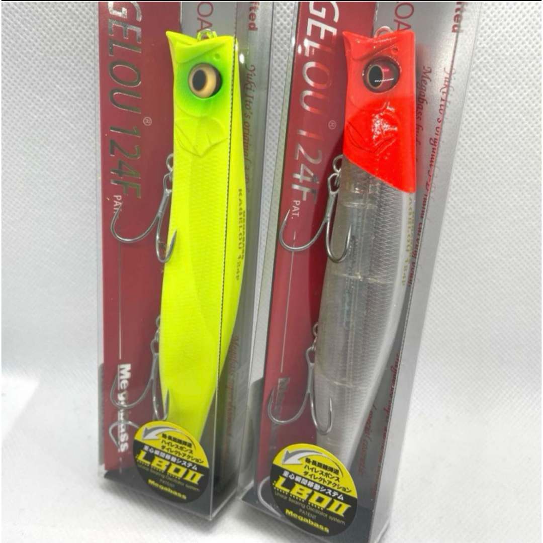 Megabass(メガバス)の★新品未使用★メガバス　カゲロウ124F 人気カラー2個セット　 スポーツ/アウトドアのフィッシング(ルアー用品)の商品写真