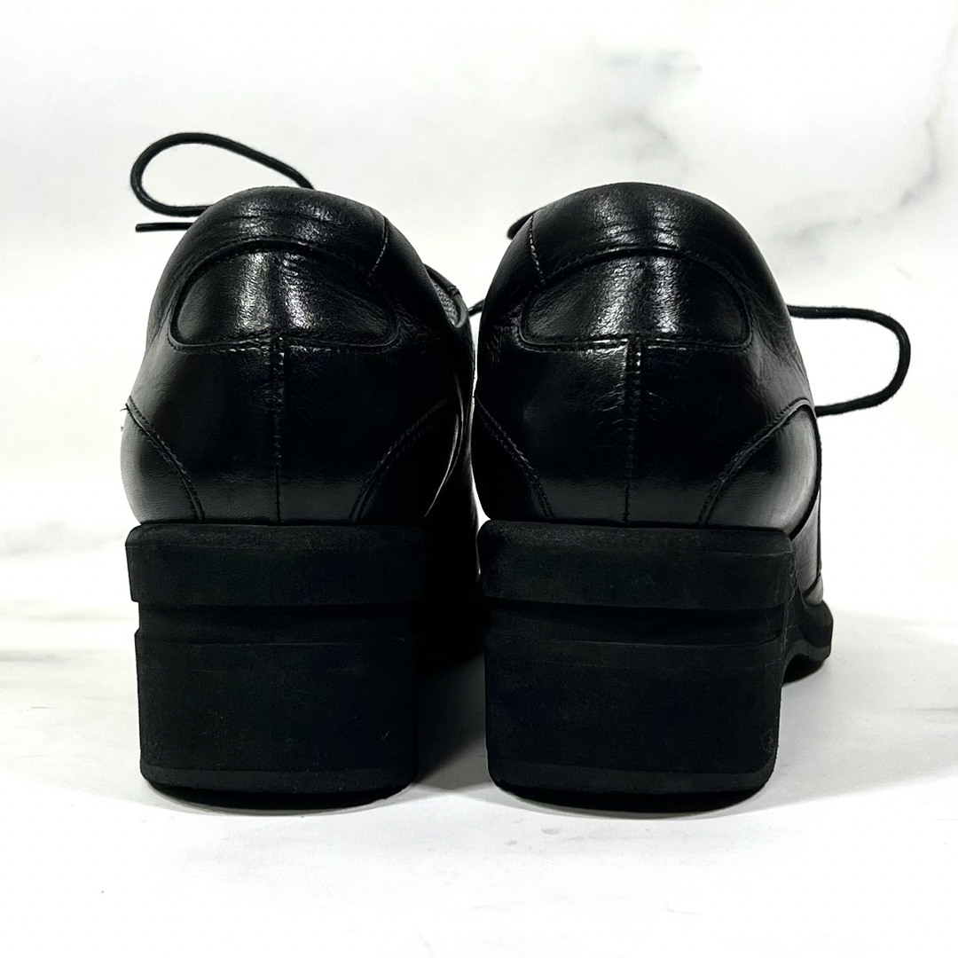 ASICS WALKING(アシックスウォーキング)の【美品】asics pedala giro レザー スニーカー 黒 24.0 レディースの靴/シューズ(スニーカー)の商品写真