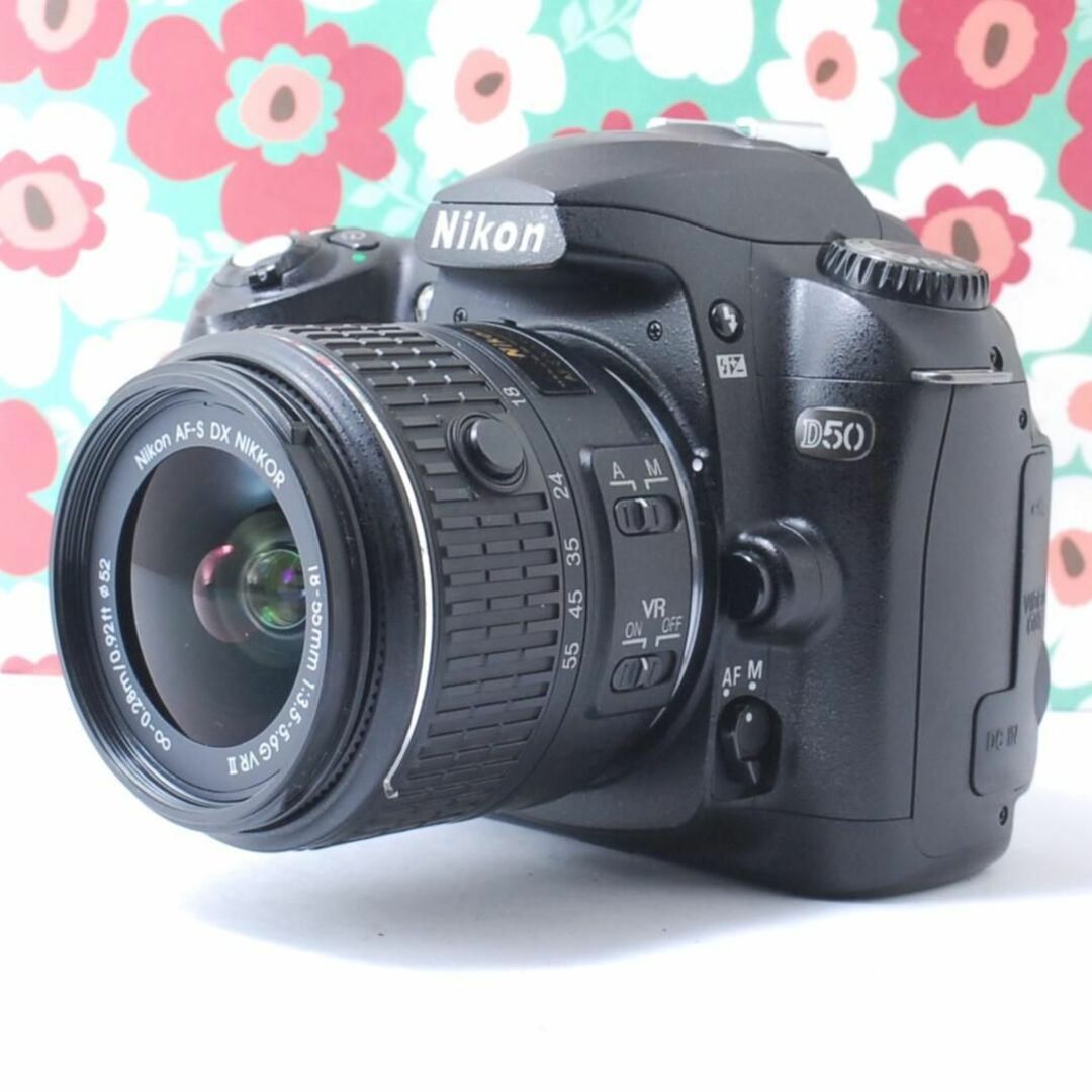 ストラップ❤初心者必見❤️スマホに送れる❤Nikon D50レンズキット❤️使いやすい❤