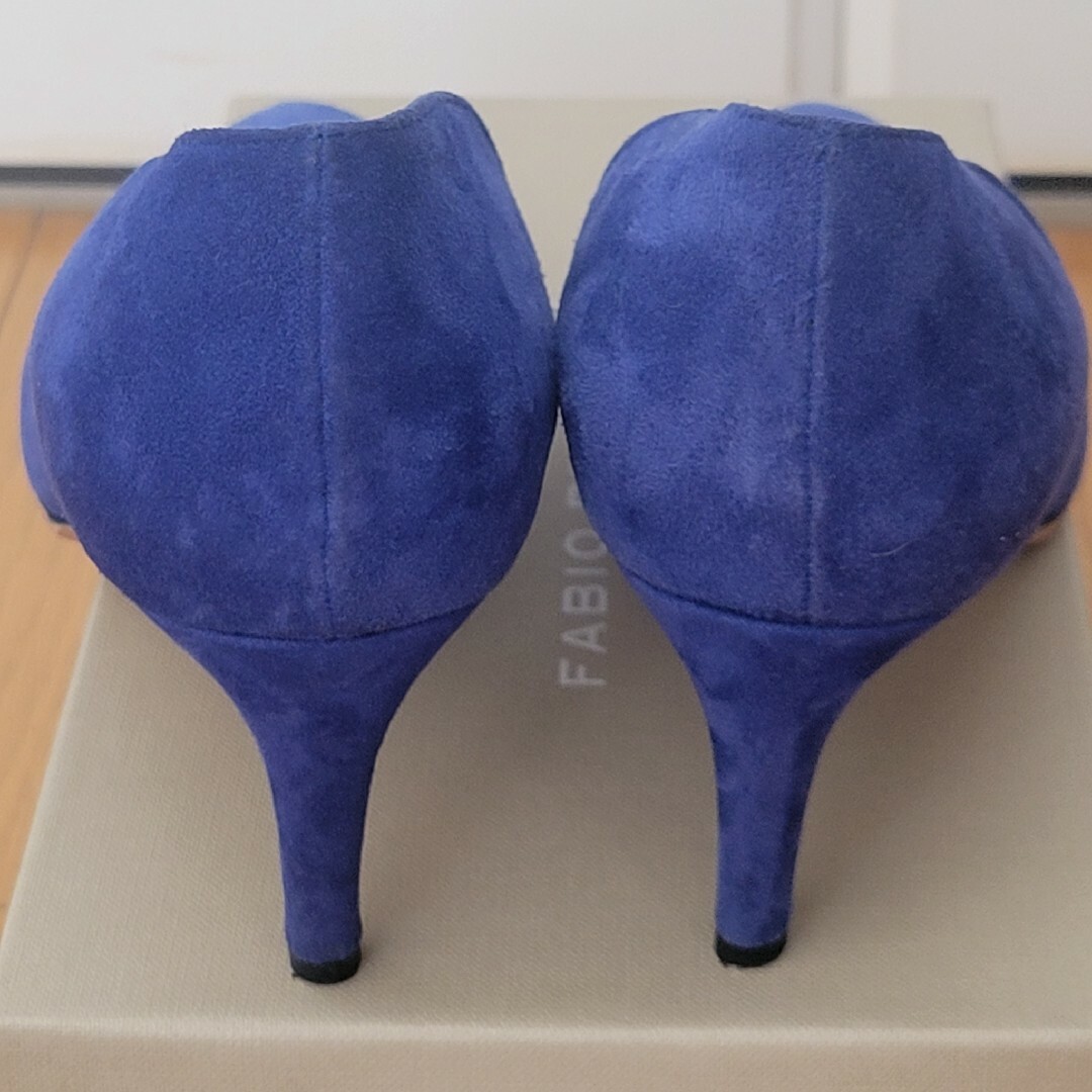 TOMORROWLAND(トゥモローランド)の美品 パンプス ブルー レディースの靴/シューズ(ハイヒール/パンプス)の商品写真