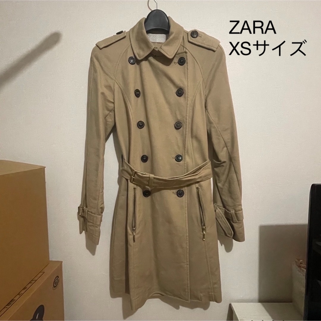 ZARA(ザラ)のZARA  トレンチコート　XS レディースのジャケット/アウター(トレンチコート)の商品写真