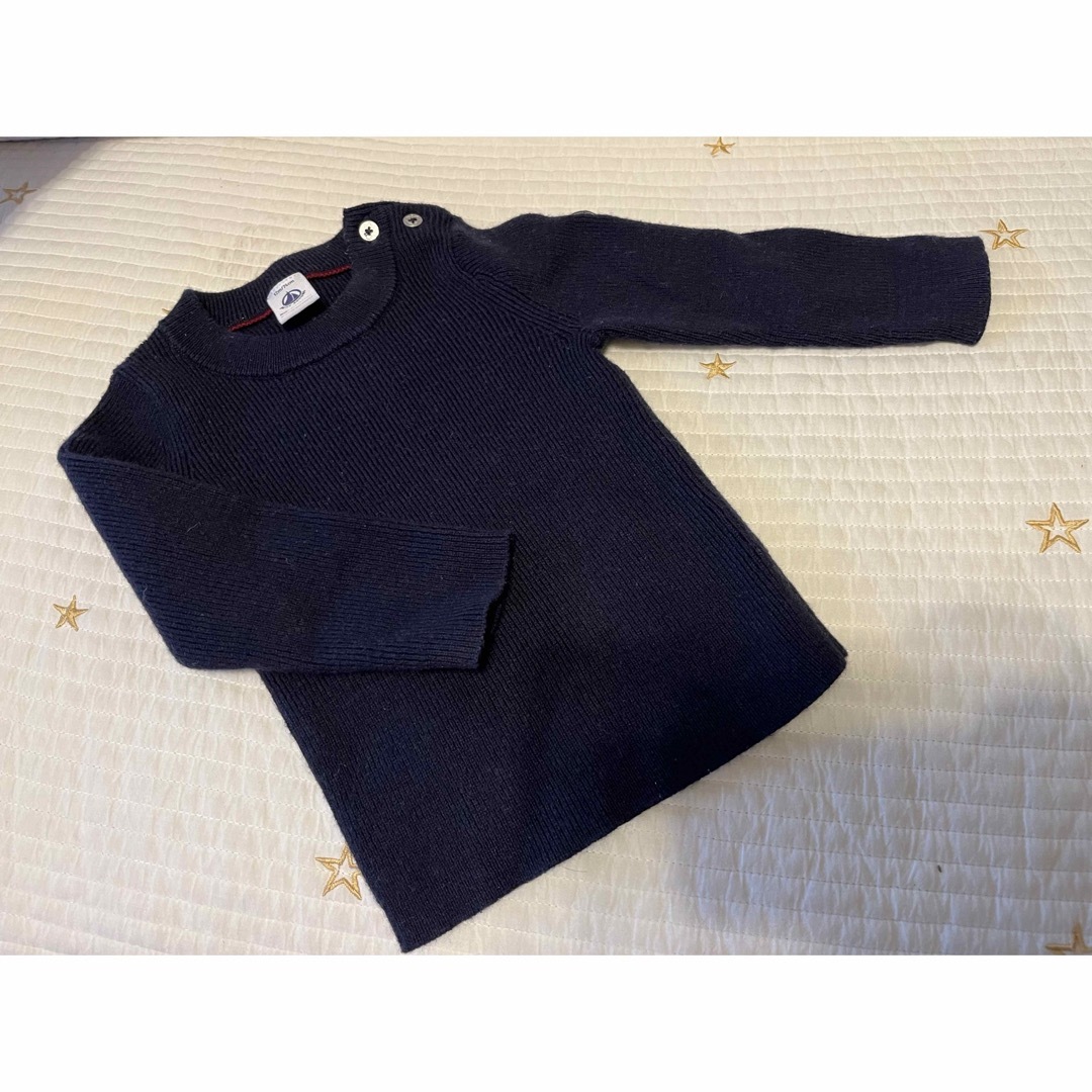 PETIT BATEAU(プチバトー)のプチバトー　ニット　74㎝　12month キッズ/ベビー/マタニティのベビー服(~85cm)(ニット/セーター)の商品写真