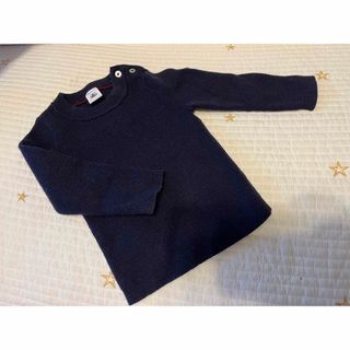 プチバトー(PETIT BATEAU)のプチバトー　ニット　74㎝　12month(ニット/セーター)