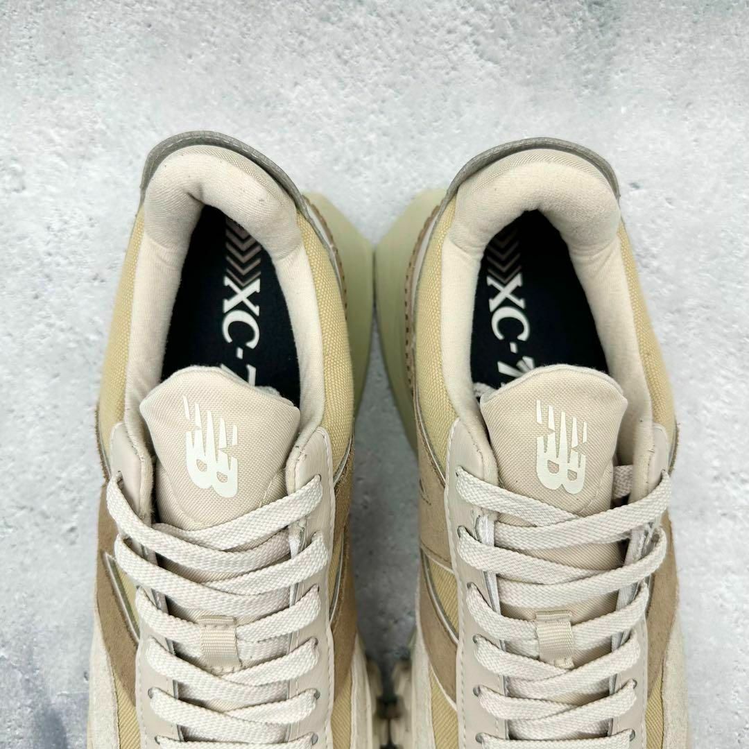 New Balance(ニューバランス)の【極美品】ニューバランス UXC72 ベージュ レザー ゴアテックス メンズの靴/シューズ(スニーカー)の商品写真