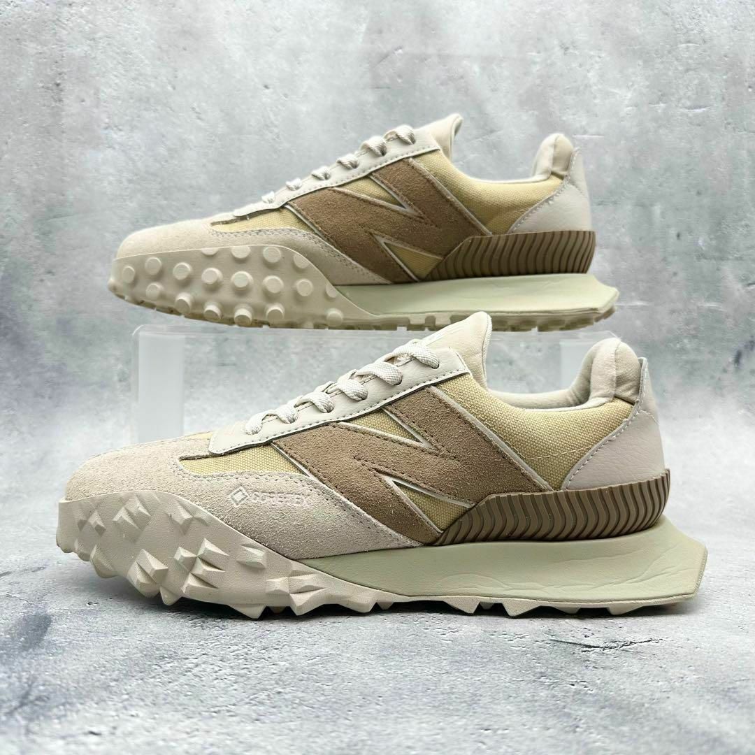 New Balance(ニューバランス)の【極美品】ニューバランス UXC72 ベージュ レザー ゴアテックス メンズの靴/シューズ(スニーカー)の商品写真