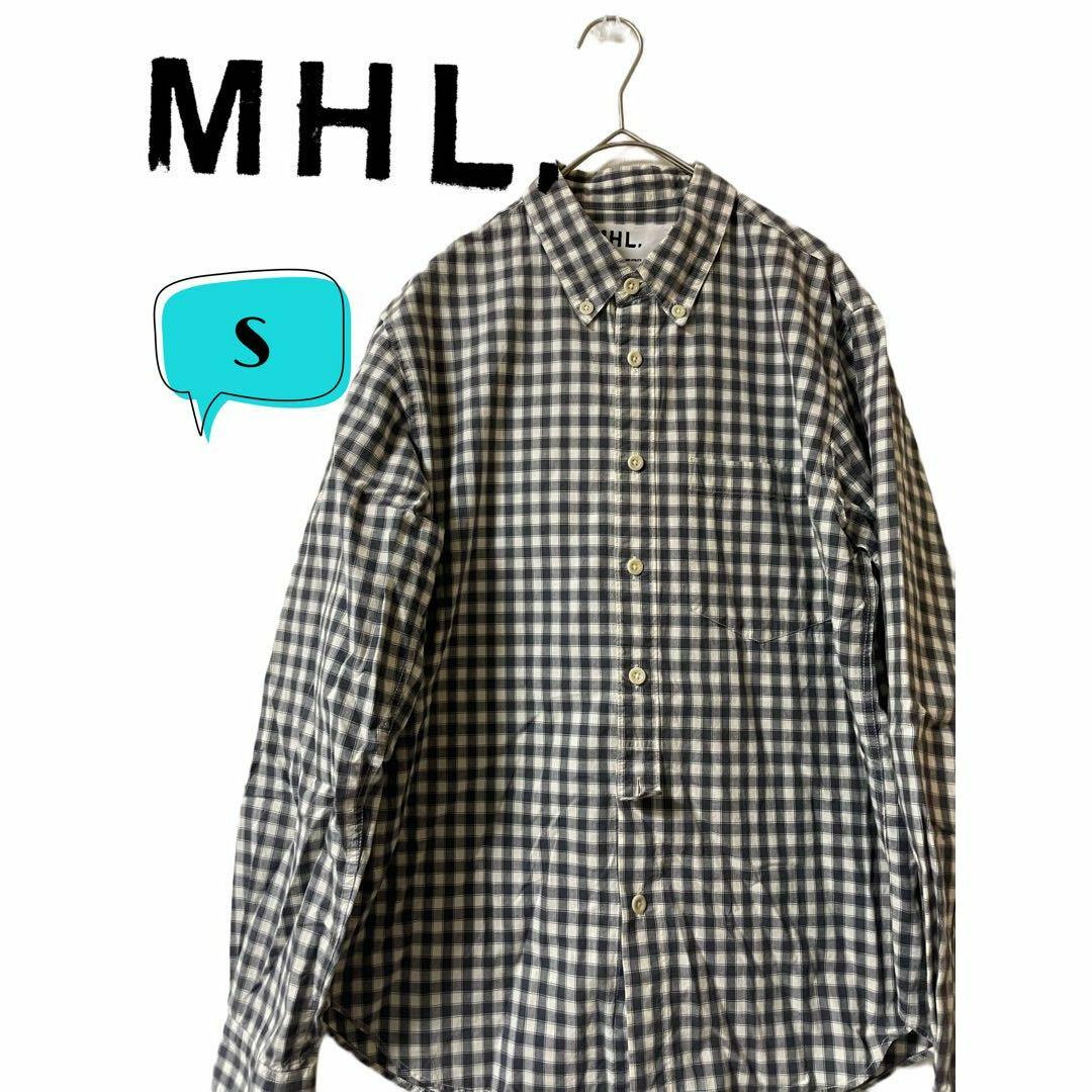 MHL, マーガレットハウエル  プルオーバー  ネルシャツ チェック サイズⅢ