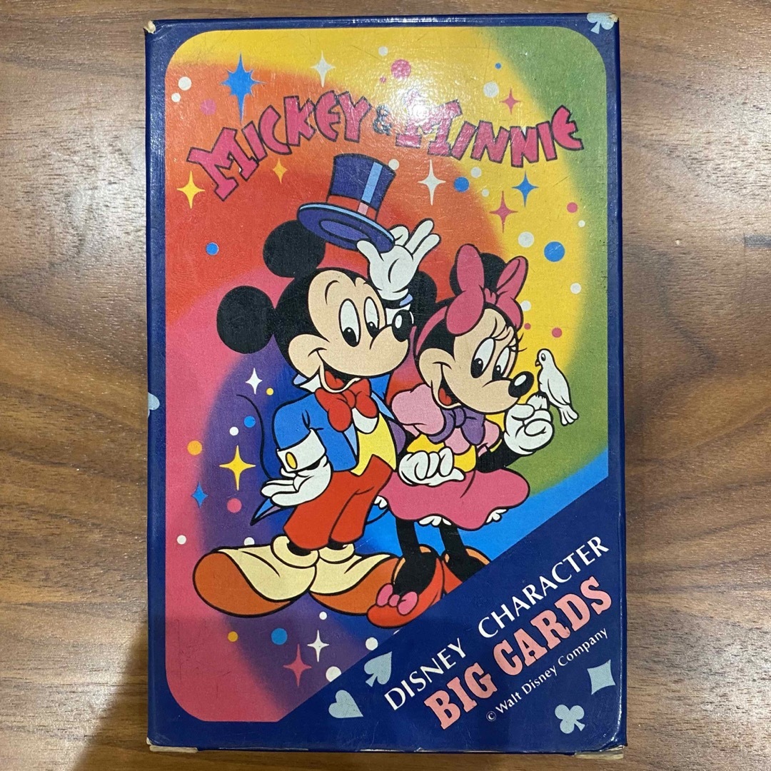 Disney(ディズニー)のディズニー　トランプ　BIG CARDS　90年代　レトロ エンタメ/ホビーのテーブルゲーム/ホビー(トランプ/UNO)の商品写真