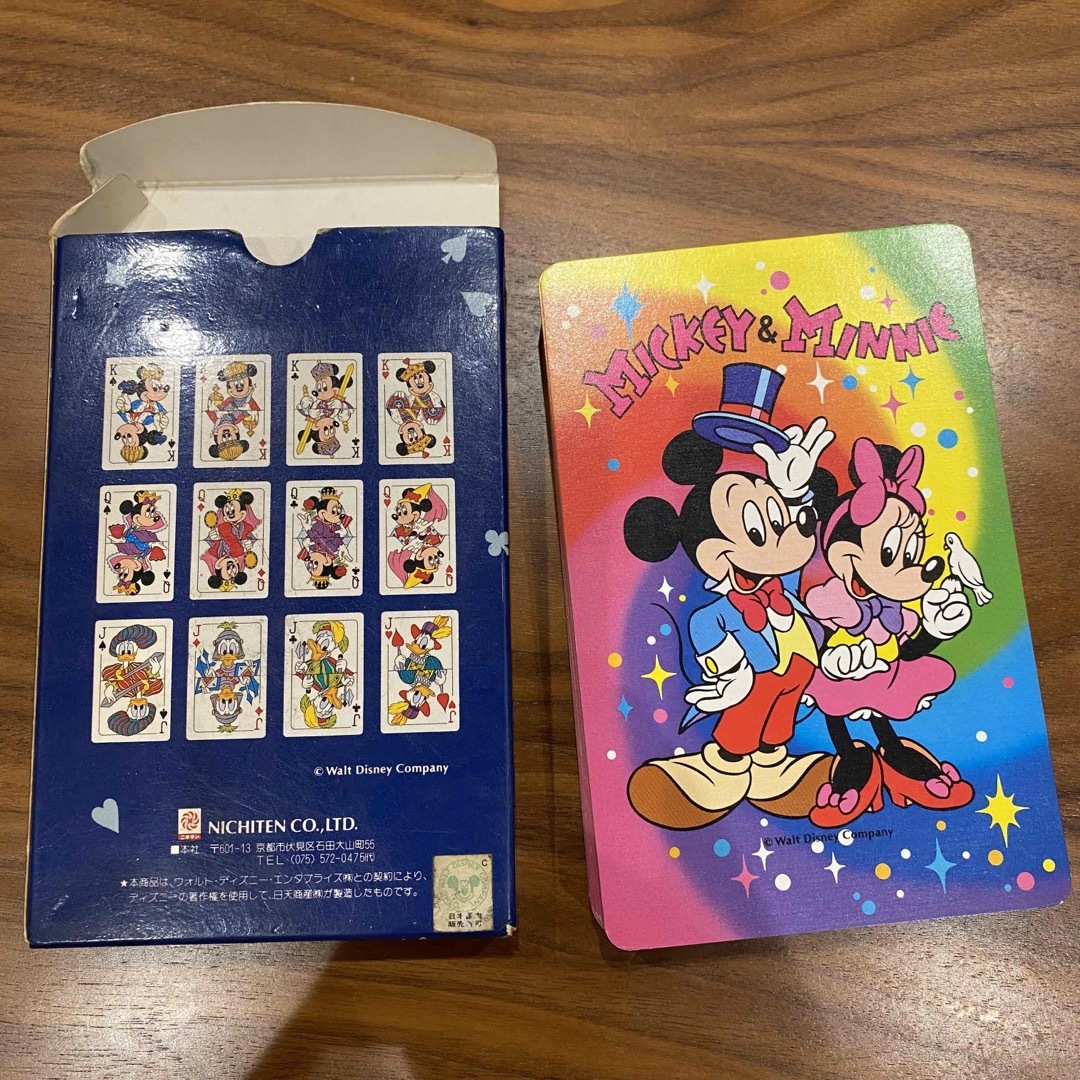 Disney(ディズニー)のディズニー　トランプ　BIG CARDS　90年代　レトロ エンタメ/ホビーのテーブルゲーム/ホビー(トランプ/UNO)の商品写真