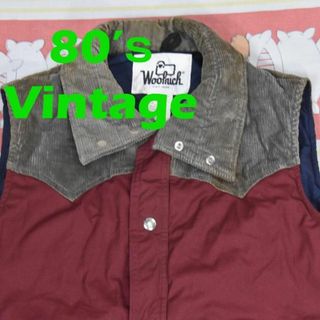 WOOLRICH - ウールリッチ 80’ｓ ベスト13426c WOOL RICH ビンテージ 00