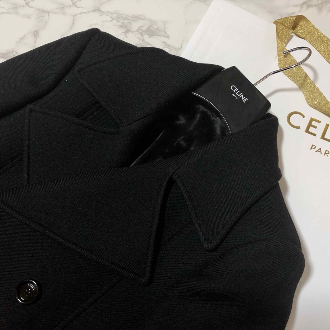 CELINE - CELINE 20AW ダブルブレストチェスターコートの通販 by CELINE - CELINE 20AW ダブルブレストチェスターコートの通販 by