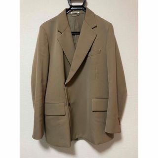 オーラリー(AURALEE)のLIGHT WOOL MAX GABARDINE DOUBLE JACKET(テーラードジャケット)