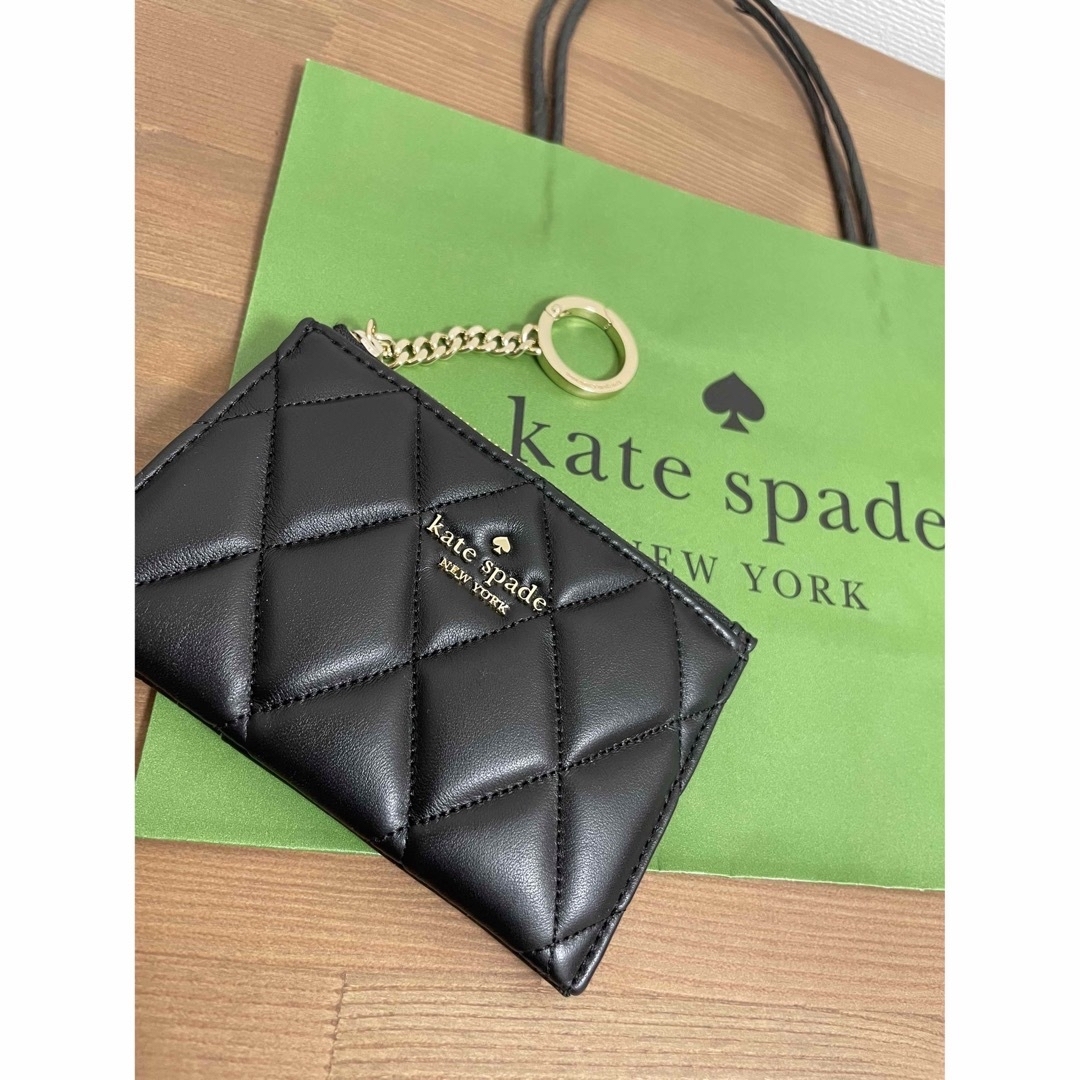 レディース【新品・正規品】 Kate spade カードケース レザー キルティング