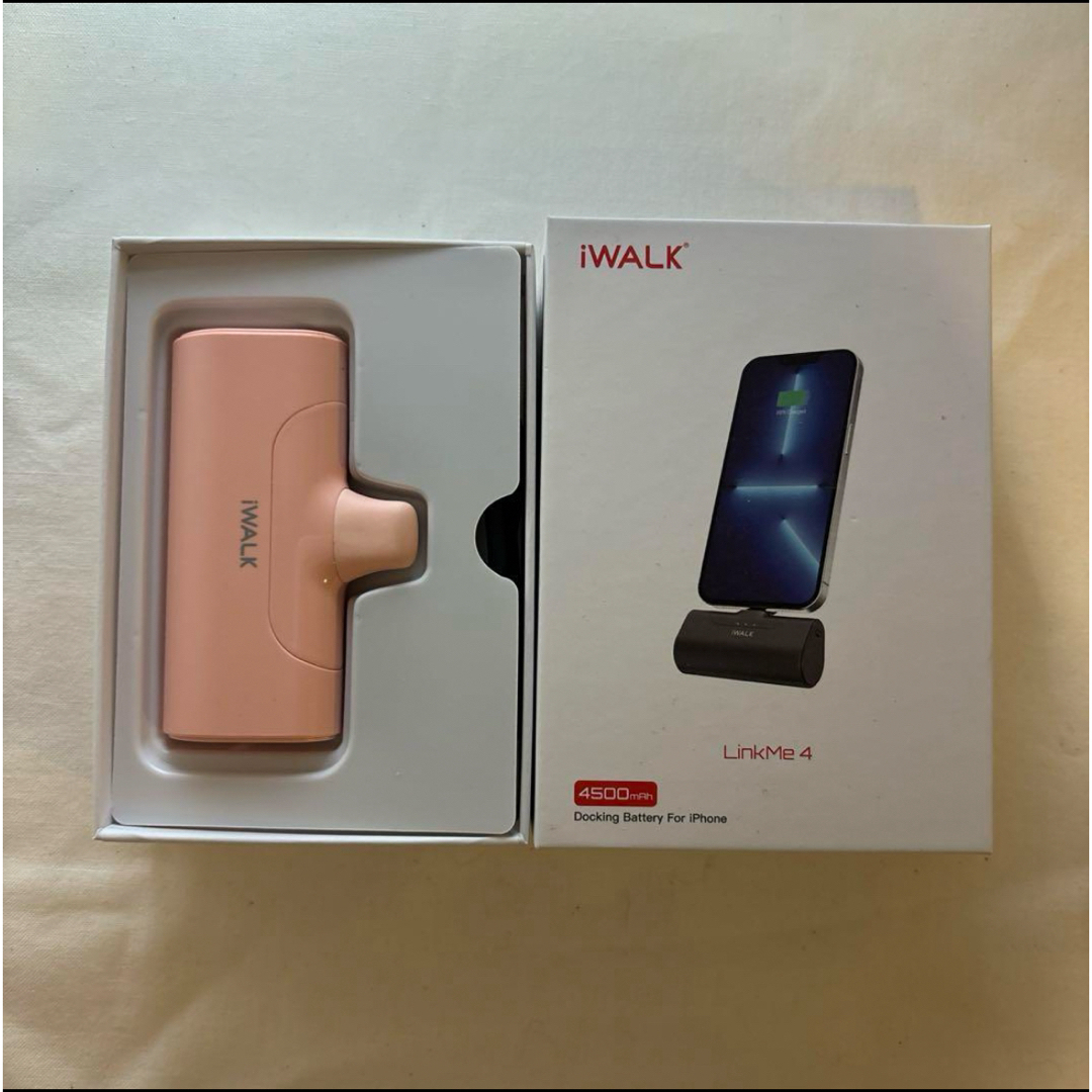 iWALK  モバイルバッテリー　充電器　ワイヤレス スマホ/家電/カメラのスマートフォン/携帯電話(バッテリー/充電器)の商品写真