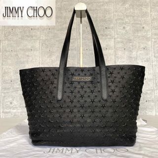 ジミーチュウ(JIMMY CHOO)の【JIMMY CHOO】SOFIA/M BLACK エンボススター トートバッグ(トートバッグ)