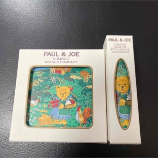 ポールアンドジョー(PAUL & JOE)の【クマデザイン　限定品】ポール＆ジョー コンパクト＆リップスティックケースセット(その他)