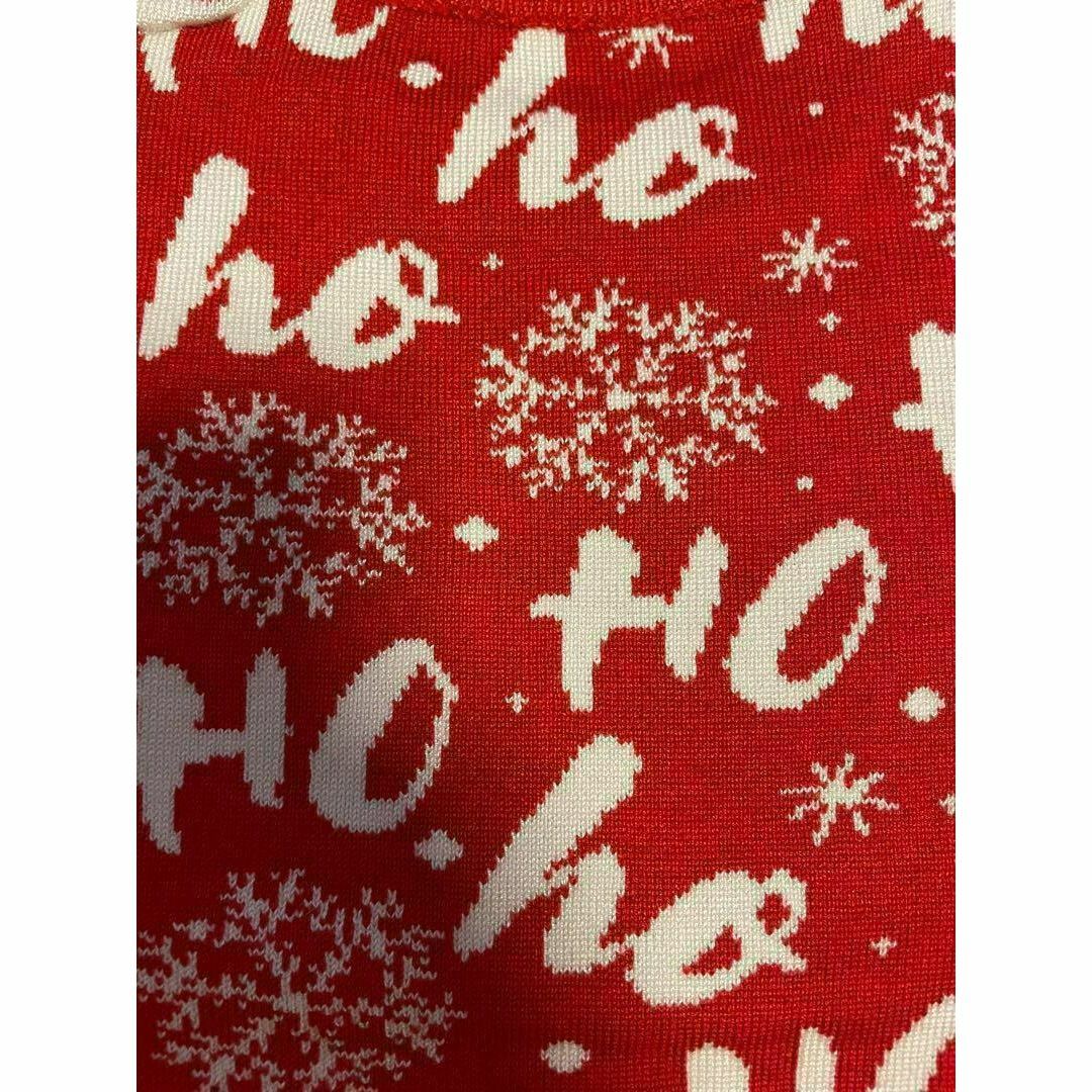 セーター 120 赤 キッズ クリスマス サンタ ニット トップス 男女兼用 キッズ/ベビー/マタニティのキッズ服男の子用(90cm~)(ニット)の商品写真